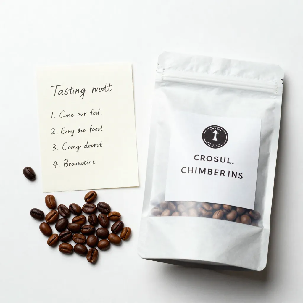 Global coffee supply chain network